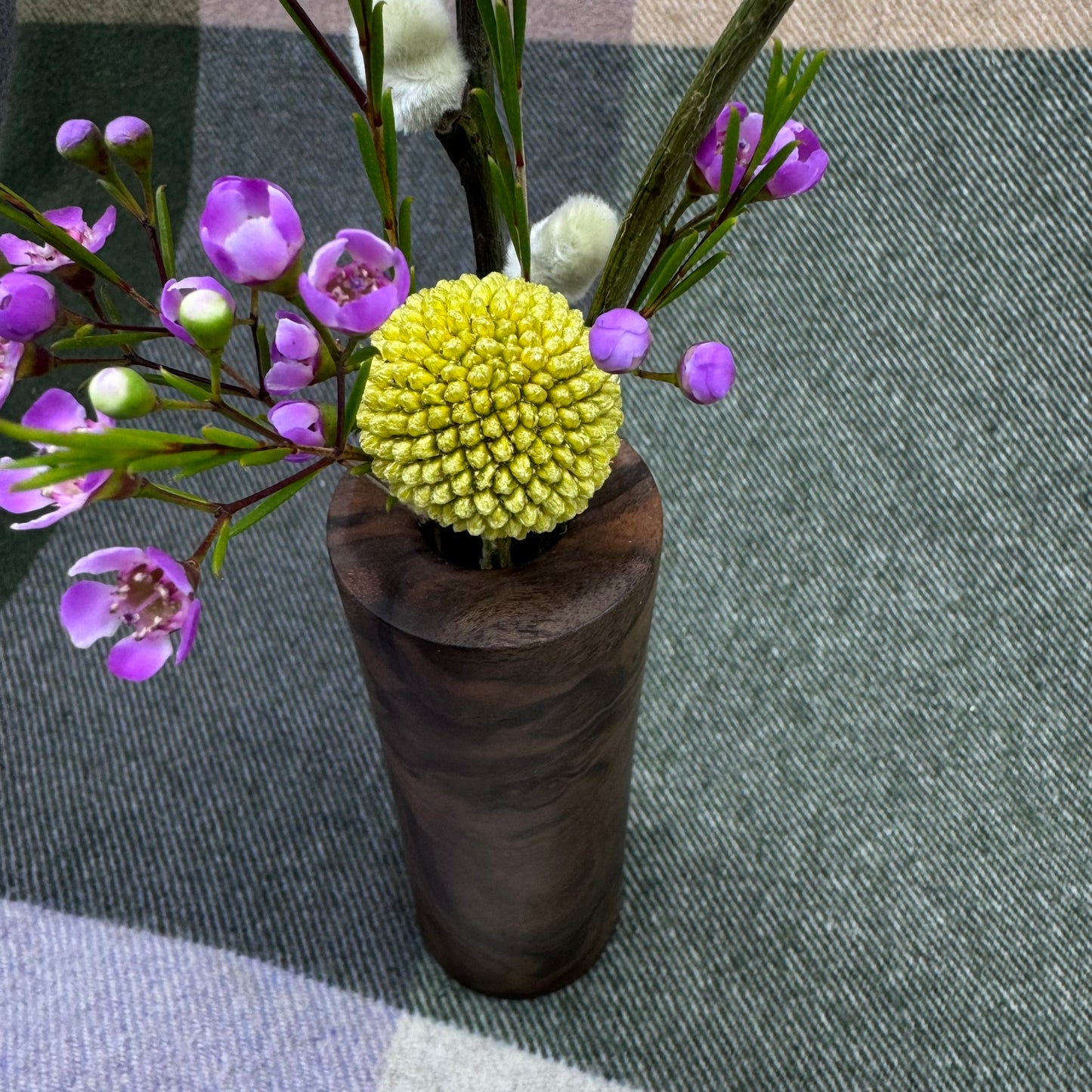 Walnut Burl Flower Vase