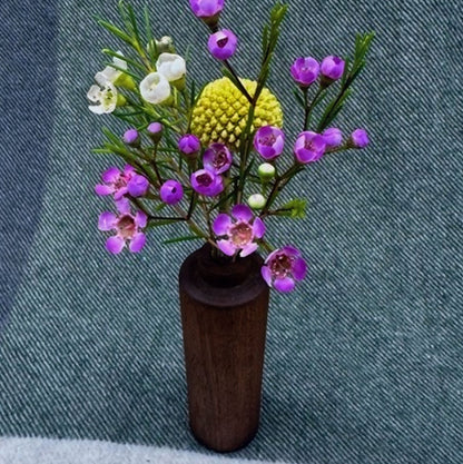 Mahogany Bud Vase