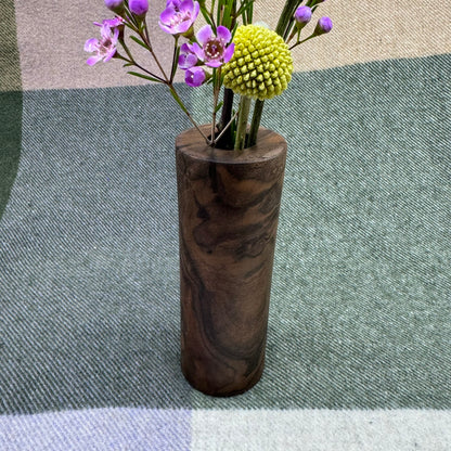 Walnut Burl Flower Vase